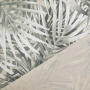 Decoration fabric half panama Palm Leaves, beige