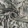 Decoration fabric half panama Palm Leaves, beige
