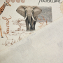 Decoration fabric half panama Safari Trip, natural