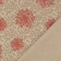 Decoratiestof half panama kerstster, beige