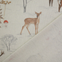 Dekostoff Halbpanama Winter Forest Animals