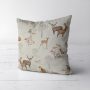 Dekostoff Halbpanama Winter Forest Animals