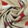Decoratiestof half panama winterkabouters