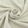 Decoratiestof Jacquard doubleface leaves, zandkleurig