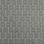 Decoratiestof Jacquard doubleface leaves, zwart