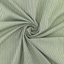 Decoratiestof Jacquard doubleface dobby stripes, dennengroen