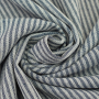 Decoratiestof Jacquard doubleface dobby stripes, marineblauw