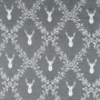 Decoration fabric Doubleface deer, grey