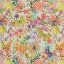 Tissu déco ottoman papillons Butterfly Dream, beige