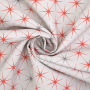 Dekostoff Ottoman Christmas Stars, beige