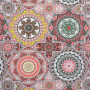 Decoratiestof Ottoman Colorful Mandala, roze