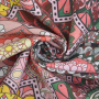 Decoratiestof Ottoman Colorful Mandala, roze