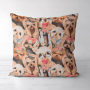 Dekostoff Ottoman Crazy Dogs