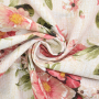 Decoratiestof Ottoman Flower Bouquet, gebroken wit