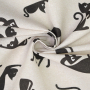 Dekostoff Ottoman Funny Cats, beige