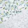 Decoration fabric Ottoman Leaves, white