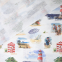 Decoratiestof Ottoman Vuurtoren, gebroken wit