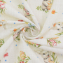Decoratiestof Ottoman Little Bunny, beige