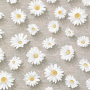 Decoratiestof Ottoman Margriet, lichtbruin