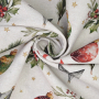 Dekostoff Ottoman Merry X-Mas, beige