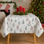 Dekostoff Ottoman Schneemann, beige