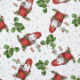 Tissu déco ottoman Sweet Gnomes, blanc cassé