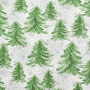 Decoration fabric Ottoman Christmas tree, cream
