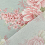 Decoratiestof Ottoman vintage roses, oud mintgroen