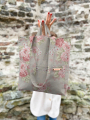 Decoratiestof Ottoman vintage roses, beige