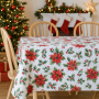 Dekostoff Ottoman Weihnachtsstern, beige