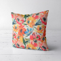 Decoratiestof Panama Big Flowers, vanille