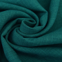 Tissu déco panama, bleu pétrole chiné