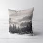 Tissu déco coton sergé panneau Panorama de la nature, 50 x 50 cm