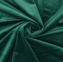 Tissu déco Velours uni, vert foncé