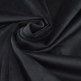 Tissu déco Velours uni, noir