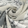 Tissu déco toile Savoie skieurs Noël Ski Resort, beige clair