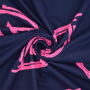 Denim Jersey neon hearts, dark blue