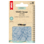 25 Boutons pression Snap Ø12,4mm KAMsnaps Veno, bleu clair