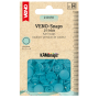 25 Boutons pression Snap Ø12,4mm KAMsnaps Veno, turquoise