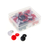 30 Boutons pression Snap Ø12,4mm KAMsnaps Color Mix Veno, bleu marine-rouge-blanc