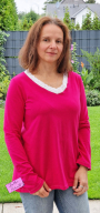 E-book 73engelchen Langarmshirt mit Spitze Dames, Duits