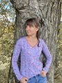 E-book 73engelchen Langarmshirt mit Spitze Dames, Duits