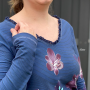E-book 73engelchen Langarmshirt mit Spitze Dames, Duits