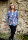 E-book 73engelchen Langarmshirt mit Spitze Dames, Duits