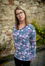 E-book 73engelchen Langarmshirt mit Spitze Dames, Duits
