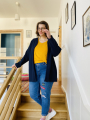 Patron cardigan femme pdf Oversize Cardi Annas-Country, en allemand