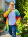 Patron cardigan femme pdf Oversize Cardi Annas-Country, en allemand