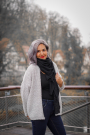 Patron cardigan femme pdf Oversize Cardi Annas-Country, en allemand