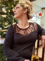 E-Book AnniNanni Damen Spitzenshirt, Duits