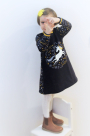 Patron robe enfant pdf Elfen AnniNanni, en allemand